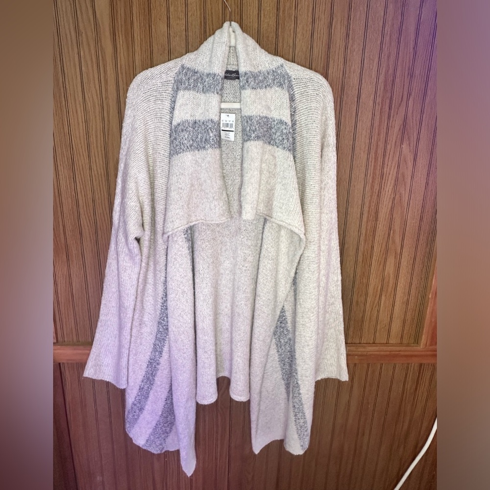 Eddie Bauer Sleepwear Asymmetrical Cardigan XL/XXL NWT